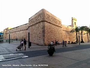 23 SANTA POLA CHATEAU FORT ET PLACE GLORIETA (66)